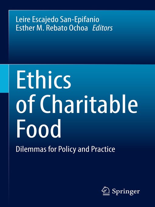 Title details for Ethics of Charitable Food by Leire Escajedo San-Epifanio - Available